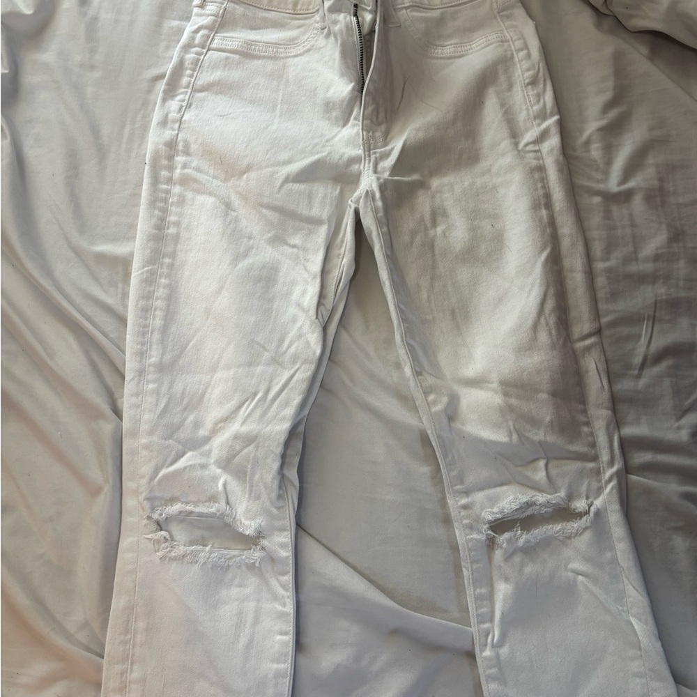 American Eagle Outfitters White Skinny Jeans